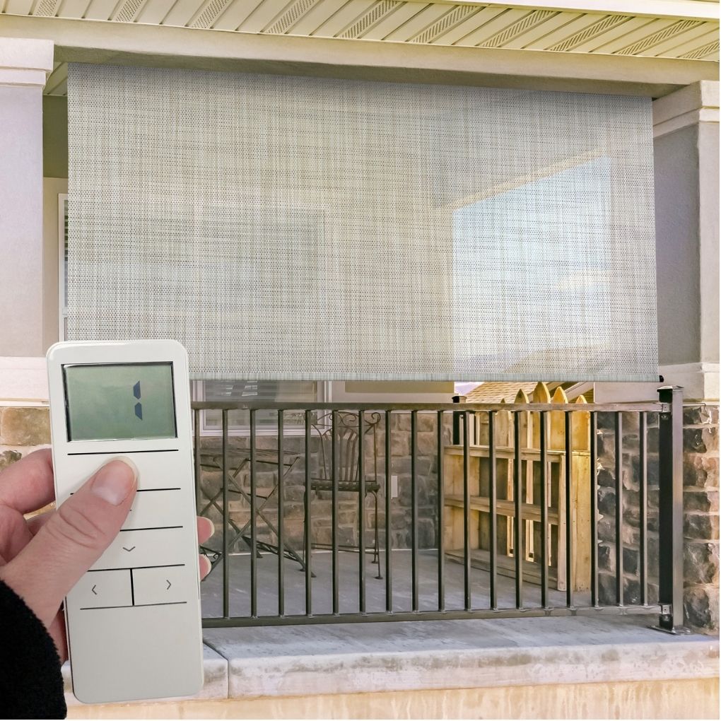 Premium Plug-In Motorized Outdoor Roller Shade