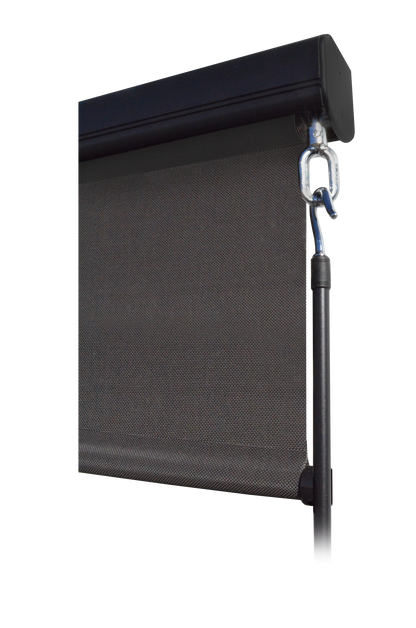 Pole-Operated Outdoor Roller Shade
