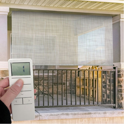 Premium Plug-In Motorized Outdoor Roller Shade